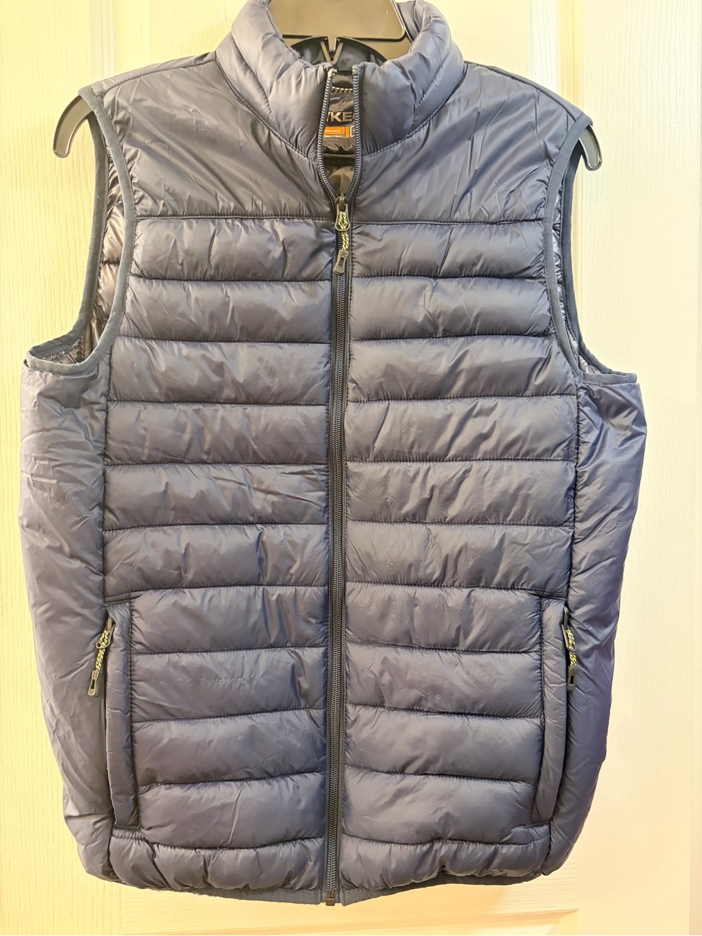 Hawke & Co Quilted Puffer Vest in Slate Blue